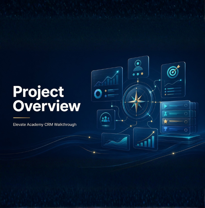 Elevate Academy CRM walkthrough preview